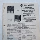 Rca Victor 1953 Tv  Radio  Phonograph Combination Models 21-t-392 Service Data
