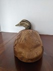 Vintage Hand Carved And Painted Wood Duck Decoy 16 Inches Long Very Nice Shape
