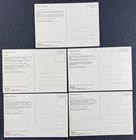 Set  5  1980 Australian Dogs Postcards Maxi Maximum Cards Unused mint