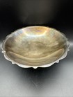 Wm  A  Rogers Silver Plated 6 5    Footed Candy Dish - Vintage Round Vintage