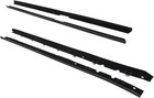 4pcs Black Rubber Window Sweep Weatherstrip Felt Seal Kit Replacement For Cor   
