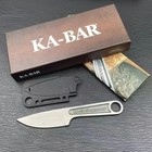 Ka-bar Wrench Fixed Knife 3  Blade 425 Carbon Steel One Piece  Free Shipping 