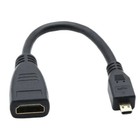 Hdmi To Micro Hdmi Cable Adapter Converter 4k Gopro Hero 7 6 Camera 60hz  