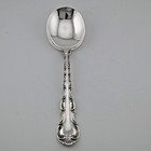 Sterling Silver Gorham Strasbourg 1897 Cream Soup Spoon Pat Date  no Mono  109ea