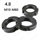 Black 4 8 Steel Round Slotted Nuts M10 M12 M14 M16 M18 M20 M22 M24 M30-m60