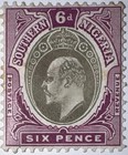 Travelstamps  Southern Nigeria  Stamps Sg 27 1904-09 Edward Vii  6d Mognh   