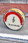 Leedy Ludwig Wood Bass Kick Drum Vintage Pearl Antique Original Instrument 29x12
