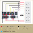 12v Relay Box With 6pcs Relay Ato Ato Fuse Slots 11 Relay Slots For Car Truck