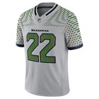 Men s Rashid Shaheed Wolf Gray 2025 Rivalries Collection Limited Stitched Jersey