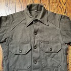 50s Vintage Us Army Og-108 Wool Field Shirt Olive Green 108 Korean War Men   s Xs