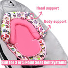 Toddler Head Support For Car Seat  Infant Car Seat Insert  Baby Soft Neck And Bo