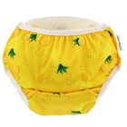 Acorn Baby Swim Diaper - Yellow Pineapple Adjustable Swimming Diaper