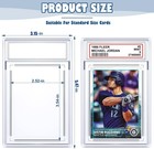 Empty Graded Card Holder Psa Style Slab For Trading Sports Cards Protector Case