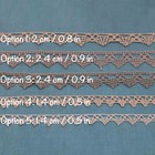 Vintage French Cotton Lace Trim - Antique Bobbin Lace Trim For Diy Projects