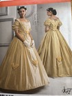 Simplicity 2881 Victorian Civil War Era Dress Gown Pattern Uncut Size 8 10 12 14