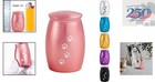 Lightweight 2 67-inch Paw Print Pet Memorial Urn For Ashes - Heartfelt Tribute