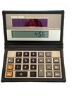 Vintage Radioshack Ec-409 Wallet Style Solar Calculator 1980s Made In Japan
