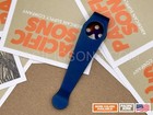 Blue Titanium Deep Carry Pocket Clip For Spyderco Pm2 Manix Delica   More