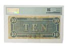 1864  10 Confederate States Note T-68 Pmg 25 Very Fine Csa Civil War Currency