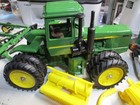 Vintage Ertl 1 16 John Deere Articulating Tractor Set   5508  509-8411  583-7302