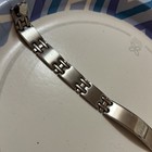 Vintage Nwot Stainless Steel Watchband Slinky Silver Men s 9 1 2 x 1 2  Metal   