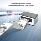 Thermal Shipping Label Printer 4 x6  Address Label Maker For Shipping Lot  label