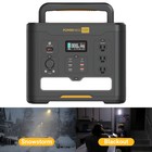 Power Station 1500w Lifepo4 Solar Generator Portable For Outdoor Backup Camping
