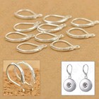 100pcs 925 Sterling Silver Earring Hooks Leverback Ear Wire Jewelry Findings