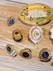 Lot Of 15 Lions Club Membership Attendance Lapel Pin Vintage Pin  And Screw Back