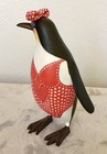 Oaxaca Mexico Hand Carved Wood Signed Avelino Perez Bathing Suit Penguin