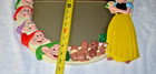 Vintage Disney Snow White And The Seven Dwarfs Mirror - Made In Usa 20 x17 5 