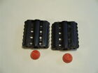 Nos Pedal Car Or Pedal Tractor Pedals Molded Black Plastic 3 8