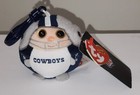 Ty Beanie Ballz Clip Nfl Dallas Cowboys 2 5  New Mwmts Plush Stuffed Animal Toy