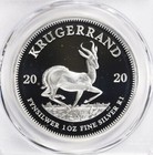 South Africa 1 Oz Silver  Krugerrand 2020 Pcgs Pr69  Dcam   Scarce Low Pop 27 3 