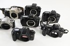Lot Of Canon Auto Focus Film Slr Cameras  Untested For Parts Repair   g175