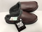 Muk Luks Clog Slippers Medium Size 10-11 Brown