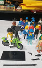     huge Vintage Playmobil Geobra Figures Toy Lot 1974 Hospital Civil War Space     
