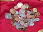 Mixed World Coins Bulk Lot 55-65 Assorted Foreign World Collectible Estate Find