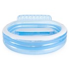 Swim Center Family Inflatable Lounge Pool  88  X 85  X 30 