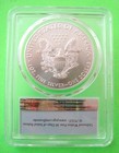 2017 American Silver Eagle Pcgs Ms69 First Strike 1oz Silver Coin Flag Label