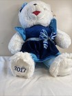 Dan Dee Snowflake Teddy Girl Bear 2017 Cute Blue Dress
