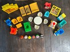 Vtg Fisher Price Little People Play Family Yellow House 952 With Extras 