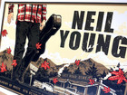Rare Authentic Neil Young Poster Philadelphia Pa Oct 9th 2014 Signed S n   395