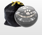 Small Pet Urn For Dogs And Cats Ashes  Paws Print Grey Cremation Urns For Pets U