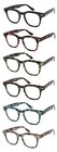Men Women Fashion Square Thick Frame Full Lens Reading Glasses