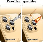Camera Lens Protector For Iphone 16 16 Pro Max 16 Plus Metal Ring Glass Lot 