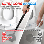 2 In 1 Toilet Plunger And Brush Set   extended Handle Plunger   toilet Bowl Brush Pl