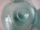 4 Authentic Beachcombed Japanese Glass Fishing Floats  Tiny Numbers In A Circle