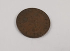 1857 Bank Of Upper Canada Half Penny Token - Circulated Copper Colonial Token