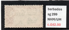 Barbados Qe2 1953-61 60c Sg 299 Nhm um